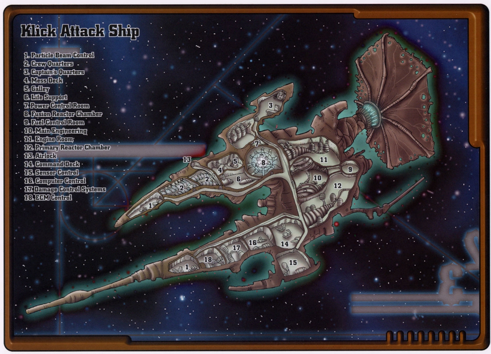 Klick Attack Ship Star Frontiers